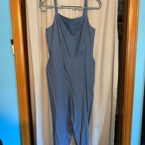 Soft denim jumpsuit